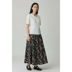 Vtg CottageCore Top Bib Collar Demure White Victorian Lace Feminine Twee Medium